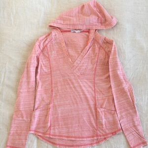 Prana Hooded Long Sleeve Shirt